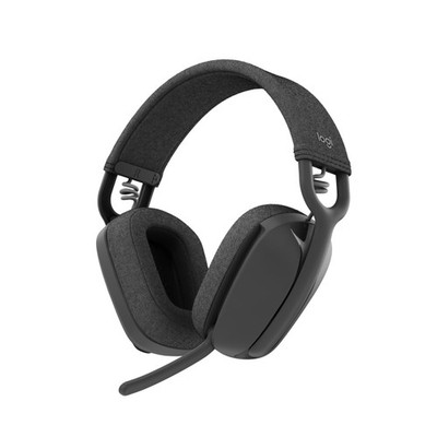 Logitech Zone Vibe 100 Leichte, kabellose Over-Ear-Kopfhörermit Mikrofon Graphit