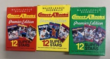 1990 MLB Collect-a-Books Premier Edition Series  Boxes 1, 2 & 3!