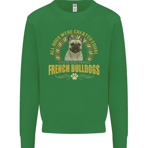 A French Bulldog Dog Kids Sweatshirt Jumper - Picture 9 of 35