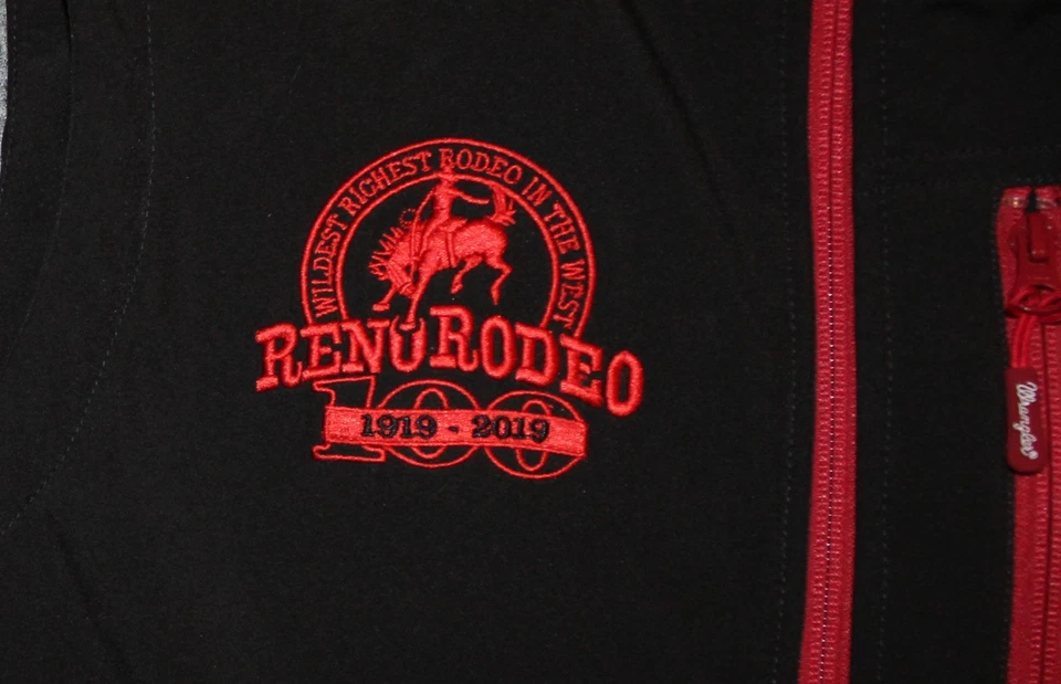 Chaleco softshell trail wrangler para hombre + chaleco vaquero Reno Rodeo 1919-2019 talla M nuevo con etiquetas Foto 4 de 4