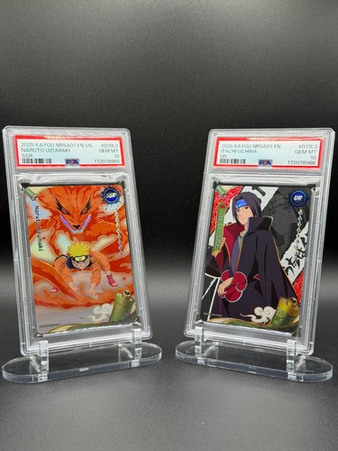 KAYOU Naruto Uzumaki PSA 10 - Itachi Uchiha PSA 10 Serial Sequence