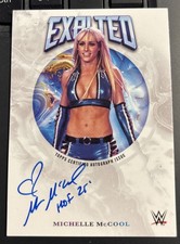 2025 Topps Exalted WWE Michelle McCool On-Card Auto SP HOF Inscription Autograph