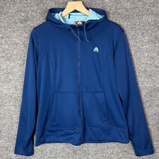 Nike ACG Dri FIT Full Zip Hoodie Jacket Blue ...