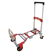 MILWAUKEE HAND TRUCKS DC73333 Convertible Hand Truck,150 lb Load 56YK57