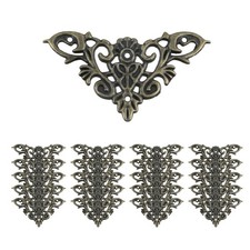 Antique Bronze Corner Protectors,20 Pack Decorative Edge Guards
