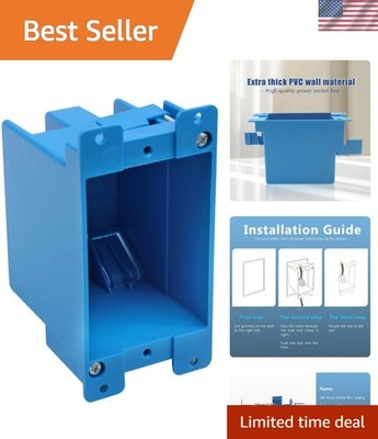 Listed Old Work Box - Fire Rated PVC Electrical Junction for Easy Upgrades