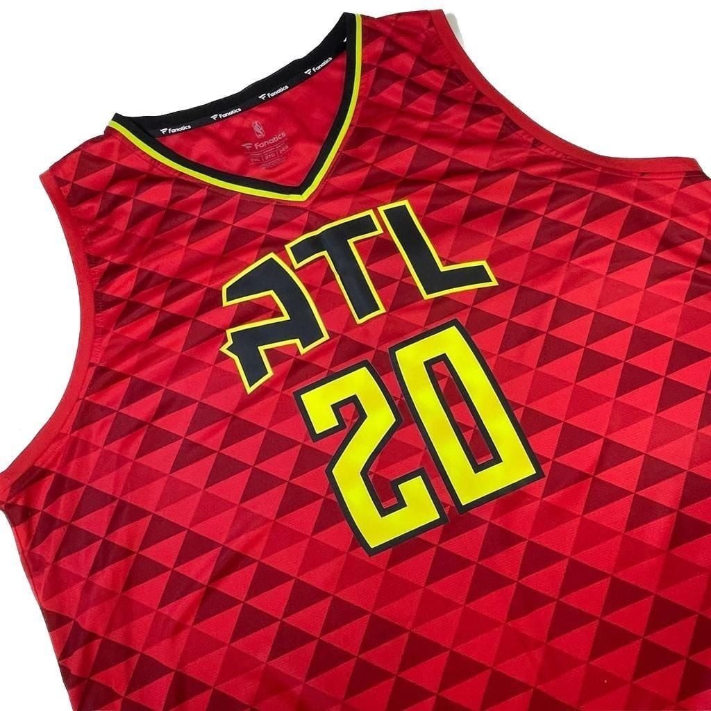 Fanatics Atlanta Hawks John Collins 20 Red Statement Edition Basketball Jersey