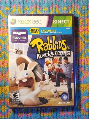 Rabbids: Alive & Kicking (Microsoft Xbox 360, 2011) KINECT BestBuy Exclusive NEW