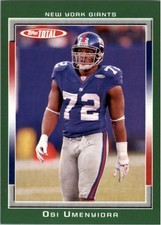 2006 Topps Total #434 Osi Umenyiora - FB