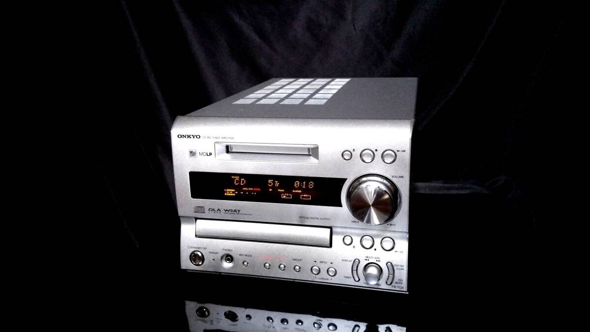 ONKYO FR-7GX CD MD MDLP Mini Stereo Component System Tested