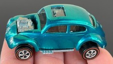 Vintage Hot Wheels Redline 1968 Intense Aqua Custom Volkswagen Us - Dark Int. Vintage Hot Wheels Redline 1968 Intense Aqua Custom Volkswagen Us - Dark Int.