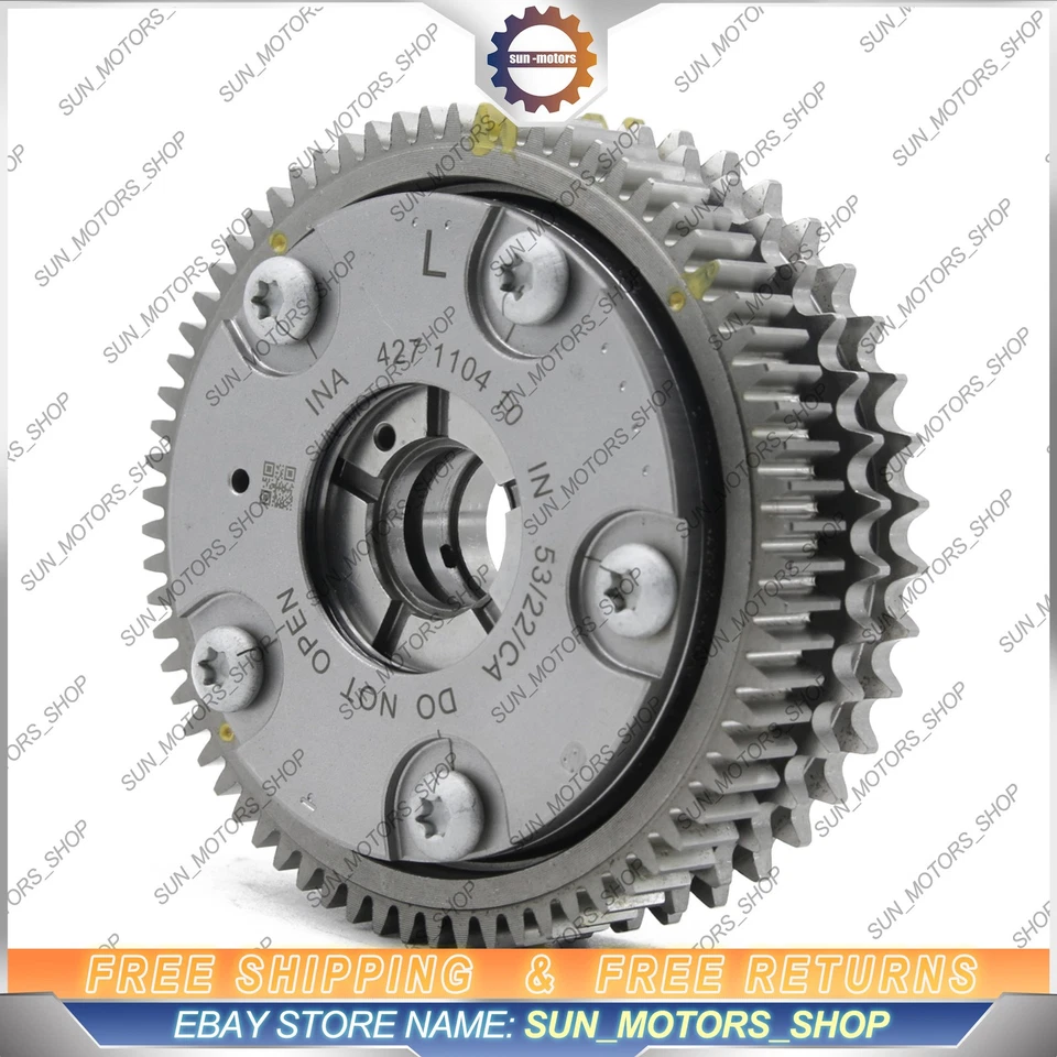 Ajustador de árbol de levas de admisión lado izquierdo OEM INA 2720504347 para W203 W164 W221 2.5 3.0 Foto 2 de 4