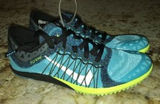 NIKE Zoom Victory XC 3 Blue Volt Cross Country Spikes Shoes New Mens Youth Sz 5