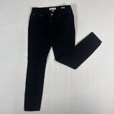 Kenneth Cole Reaction New York Womens Skinny Jeans 8 Black Stretch Denim