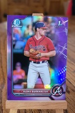 2022 Bowman Draft - Chrome Blake Burkhalter #BDC-10 Purple Refractor /250 (RC)