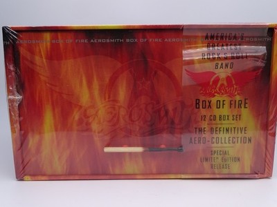 AEROSMITH: BOX OF FIRE LIMITED EDITION 12-DISC CD BOX SET (1994) Complete(17600