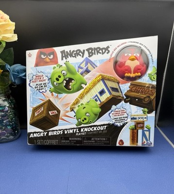 Angry Birds Vinyl Knockout Playset By Spin Master- Red Angry Bird - Brand New!