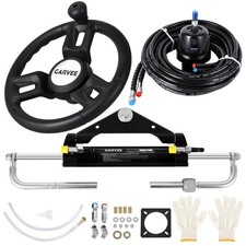 Hydraulic Steering Kit ,Boat Marine Outboard Steering System 150HP  2x26ft Hose