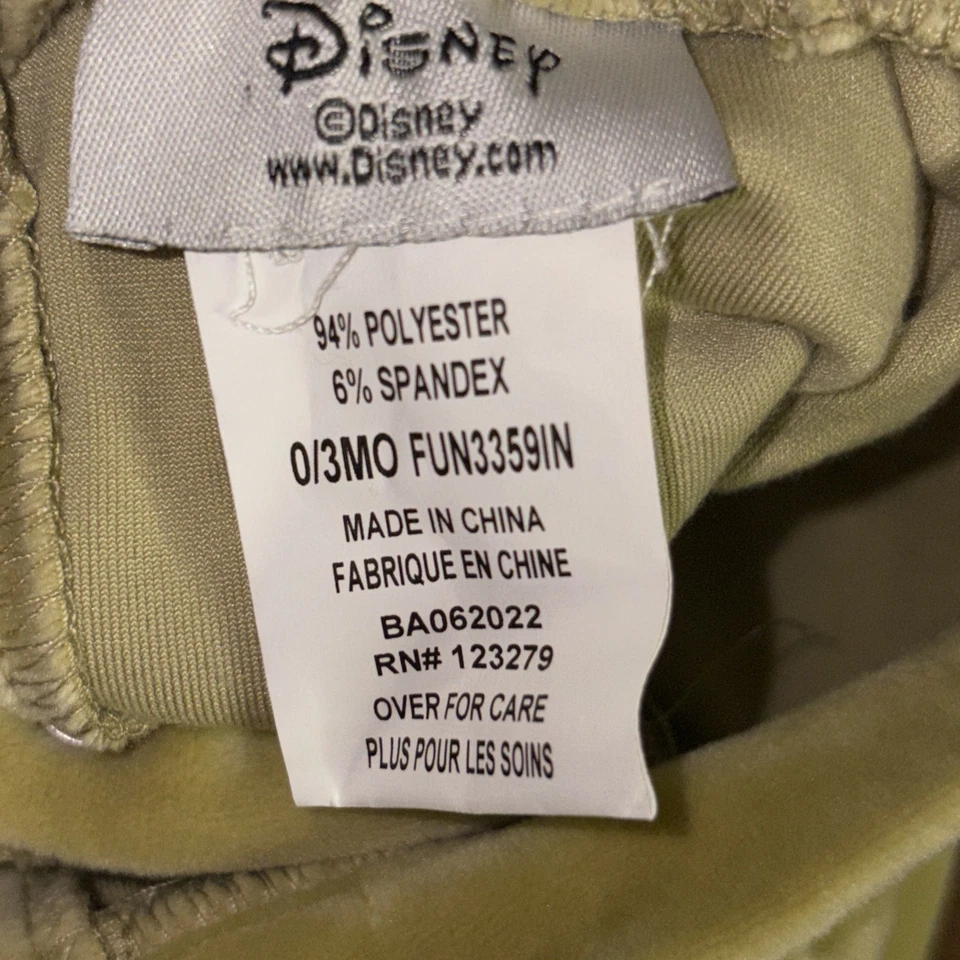 DISNEY DOPEY DISFRAZ INFANTIL 0-3 MESES CAMISA PANTALONES BOTINES SIN SOMBRERO COSPLAY USADO Foto 4 de 4