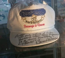 Vintage Signed Cap by Houston Oilers Coach BUM PHILLIPS 