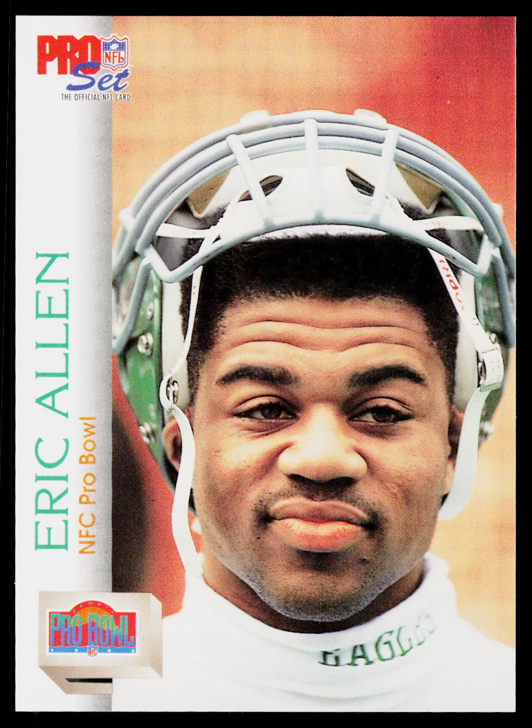 Eric Allen, 1992 Pro Set, #402, Philadelphia Eagles,