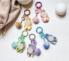 Kawaii -Style Keychain  Curated Character Collection  Mobile Phone Charm  Bag