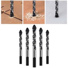 5 Pack High Performance For Masonry Drill Bits Designed for Tough Materials