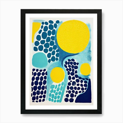 Morphing Waves Sci Fi Abstract Flow Framed Wall Art Poster Canvas Print Picture