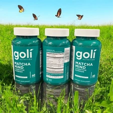 3 Pack Goli MATCHA MIND Focus Attention Brain Health Cognizin - 180 Gummies