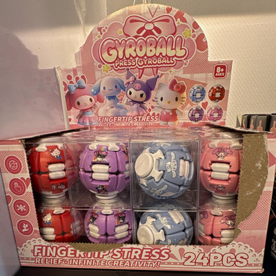Gyroball Press Fingertip Stress Relief Kunststoff 8 11 J. mehrfarbig