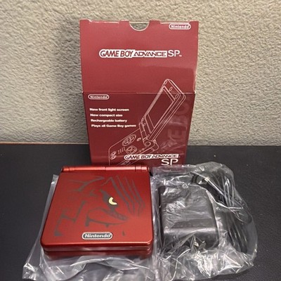 Nintendo Game Boy Advance SP Groudon Edition Console NEW IPS screen w/ Charger