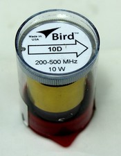 Bird 43 Wattmeter Element 10D 200-500 MHz 10 Watts New 