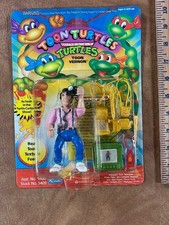 Toon Vernon Teenage Mutant Ninja Turtles TMNT 1992 Playmates MOSC UNPUNCHED
