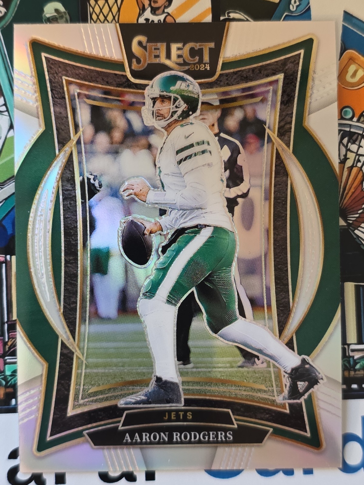 2024 Panini Select Football Concourse Aaron Rodgers #40 Silver Prizm