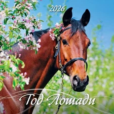 Russian Wall Calendar 2026 Настенный Календарь 2026 Год лошади