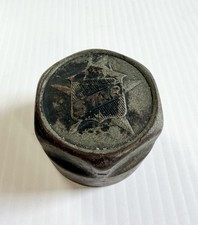Vintage Star Threaded Wheel Hubcap Grease Nut Cap Automobile Car