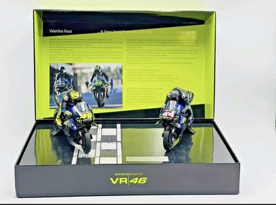 MINICHAMPS 1:12 Valencia Test 2019 Valentino Rossi,Lewis Hamilton (122194446) - Photo 1/4