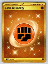 Holofoil Basic Fighting Energy 258/198 SV01: Scarlet & Violet Base Set NM on eBay