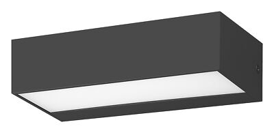 Rabalux 7935 Außenwandleuchte Halden, 9W, 4000K, 640lm, schwarz-weiß, neutralwei