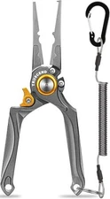  Lockable handheld fishing pliers with innovative ergonomic handles