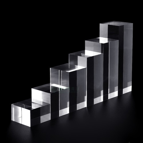 Transparent Kristall Acryl Würfel Display Ständer Schmuck Show Basis Podest Etui - Bild 1 von 12