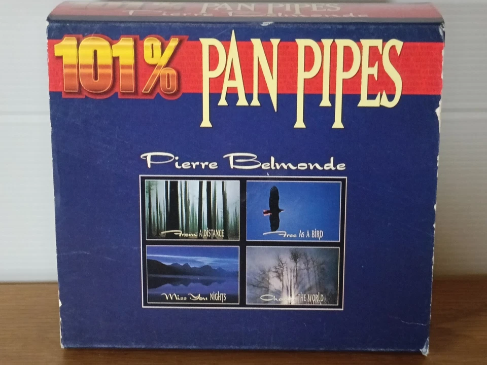 101% Pan Pipes Pierre Belmonde 4 CD Set 101 Tracks 1997 Boxset CDs Discs Mint  - Image 2 of 4