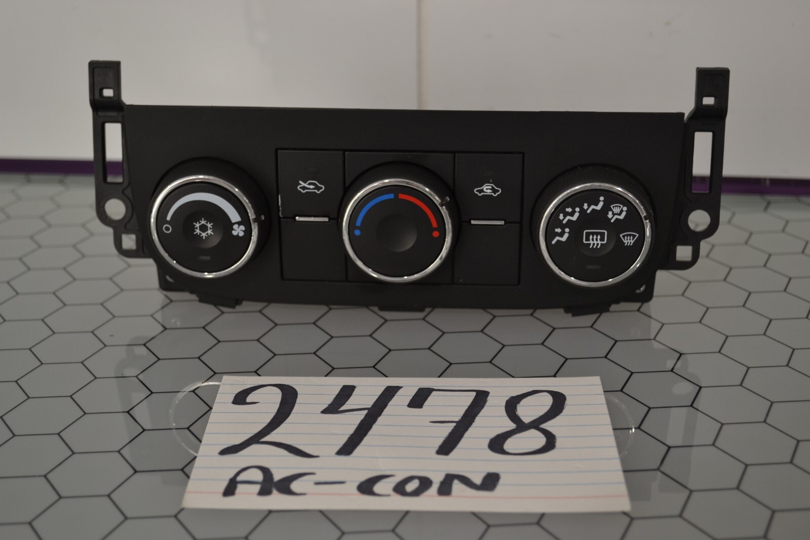 06 07 08 09 10 11 Chevrolet Impala AC and Heater Control Used Stock #2478-AC
