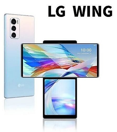 LG WING 5G LM-F100EMW 128 GB Original Smartphone illusion LG WING 5G LM-F100EMW 128 GB Original Smartphone illusion