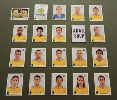 Australia Team or Single FIFA World Cup South Africa 2010 PANINI Sticker Top