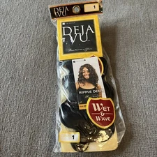 🔥🔥🔥DEJA VU Ripple Deep hair 100%  HUMAN HAIR Color #1