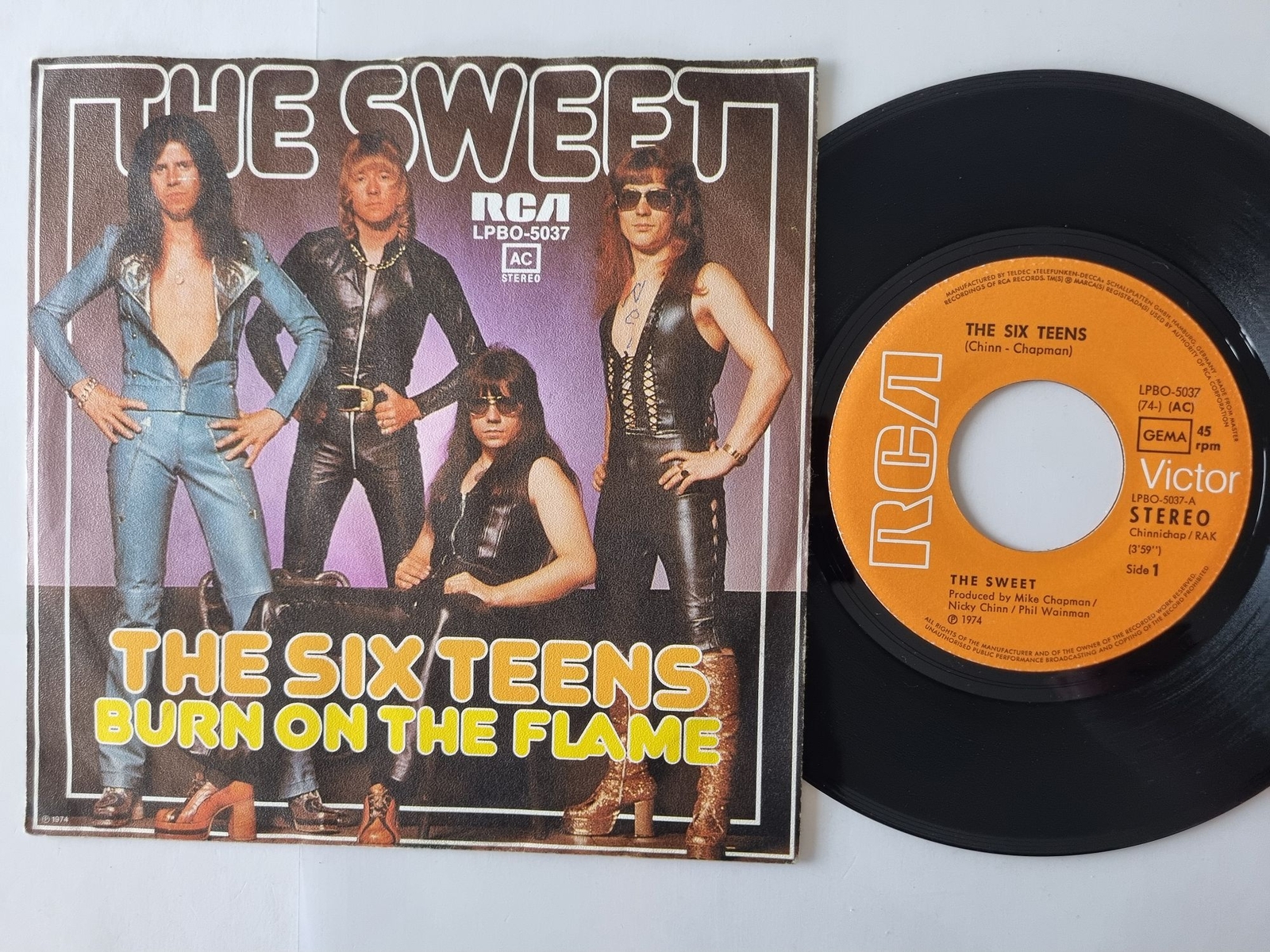 The Sweet - The Six Teens 7'' Vinyl Germany
