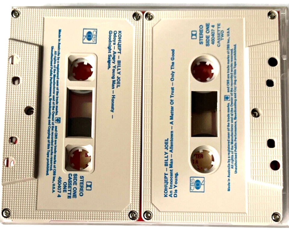 Kohuept Billy Joel 1987 Live in the USSR Collectable Case 4 Cassette Tapes Rare - Image 2 of 4