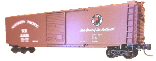Z MTL 13501-2 50ft Std Box Car Single Door Northern Pacific NP - Picture 3 of 4