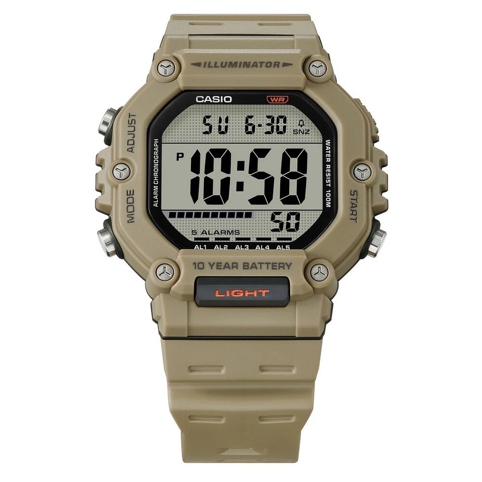 CASIO AE 1600H 5A Analog Digital Green 100M Watch EBay Casio ae 1600h 5a analog digital green 100m watch ebay